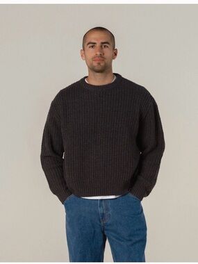 Men’s Crewneck Cotton Knit Sweater - Every Other Thursday